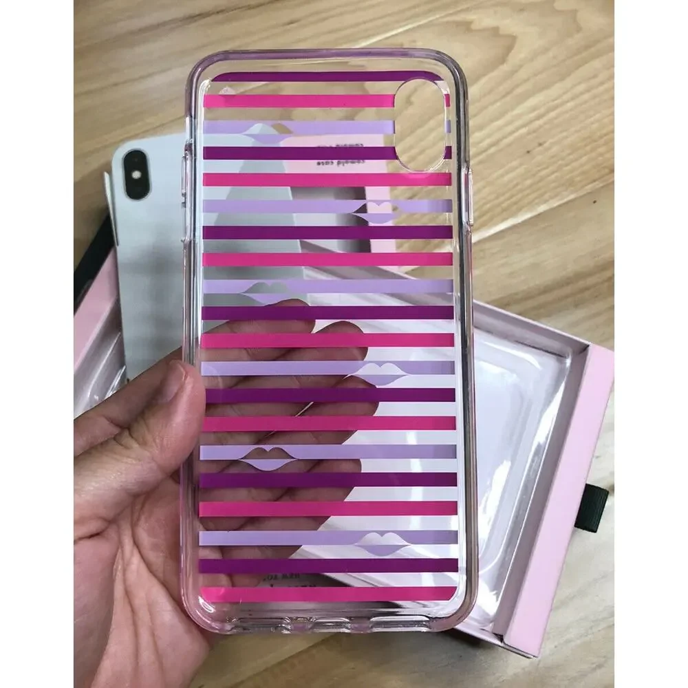 Kate Spade New York Lips with Stripe iPhone XS / X Case